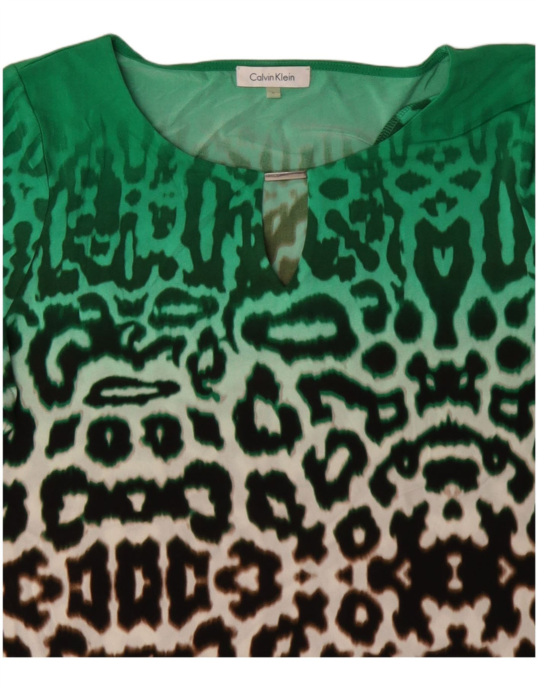 Γυναικεία μπλούζα Calvin Klein Top UK 16 Large πολύχρωμα Animal print