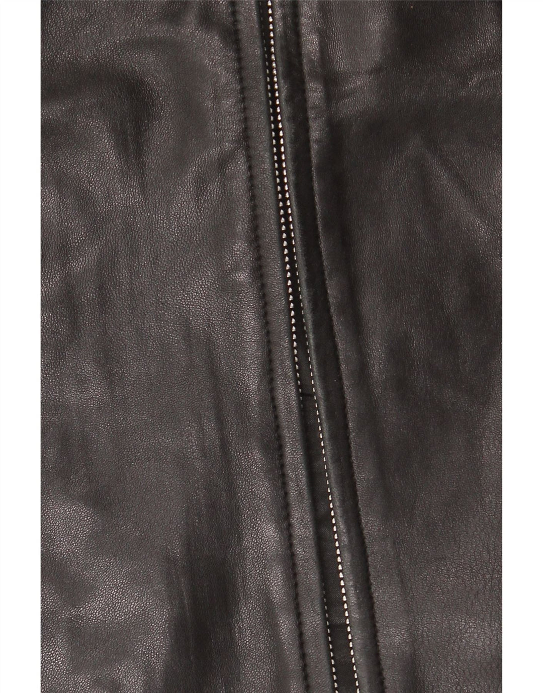 Γυναικείο δερμάτινο μπουφάν JAEGER UK 12 Medium Black Leather