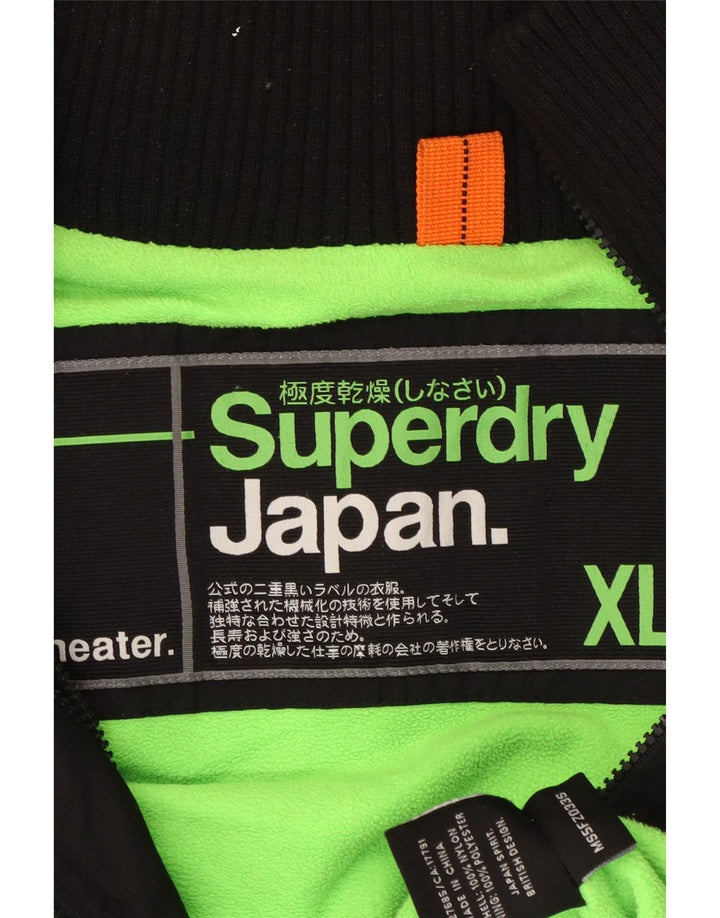 Ανδρικό μπουφάν Windbreaker Superdry UK 42 XL Μαύρο νάιλον