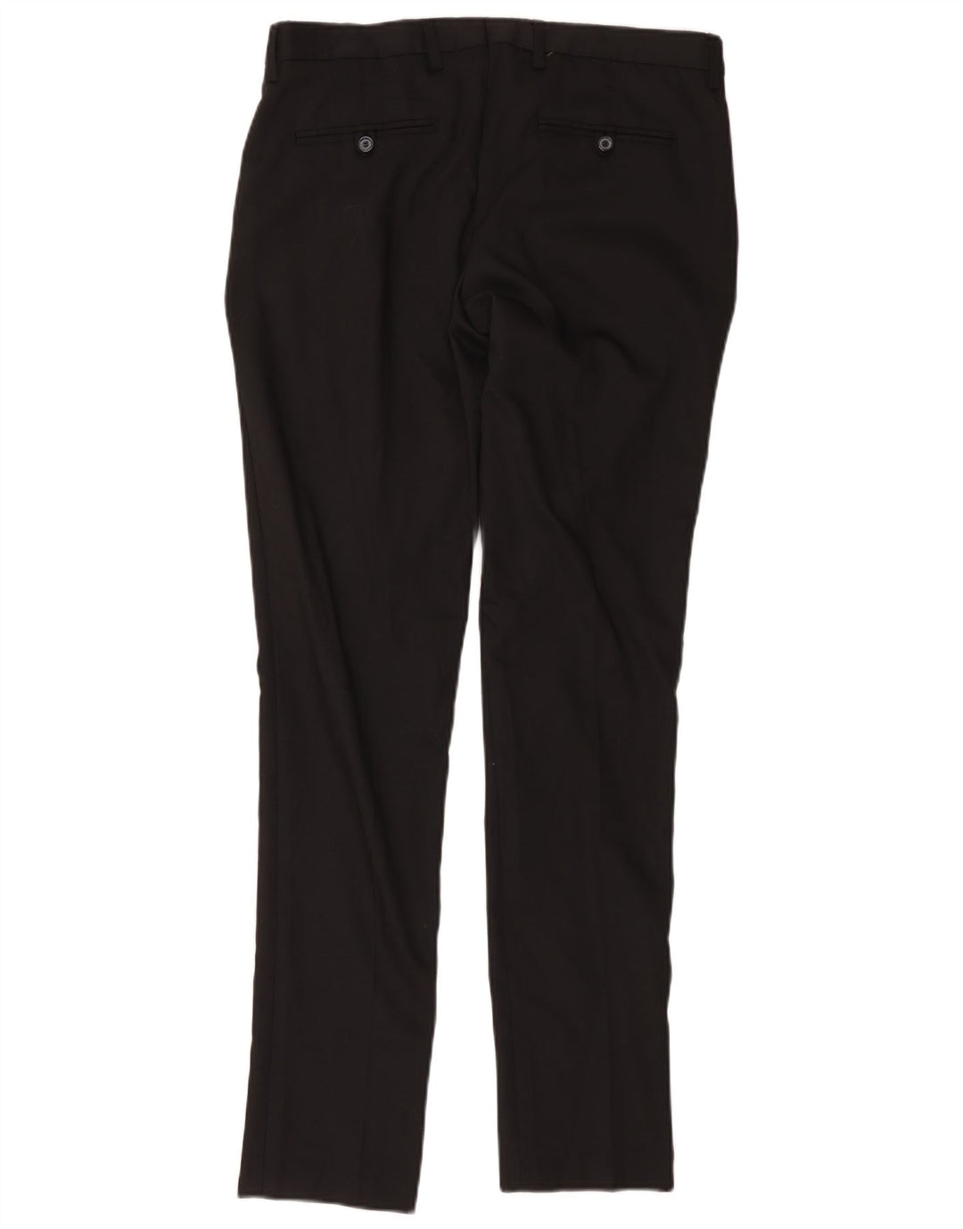 Zara Ανδρικό Slim παντελόνι Chino EU 42 Large W32 L33 Μαύρο πολυεστέρα