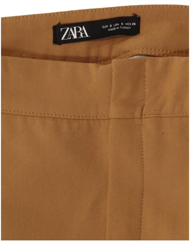 Zara Γυναικεία Μίνι Φούστα Μικρή W26 Μπεζ
