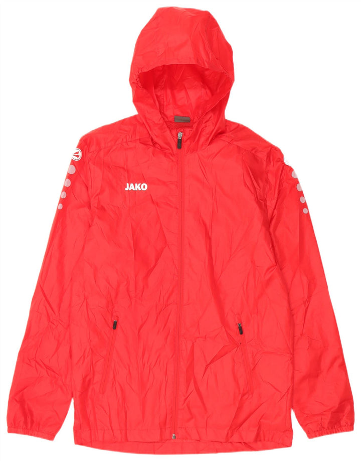 Jako Ανδρικό μπουφάν βροχής με κουκούλα UK 36 Small Red Polyester