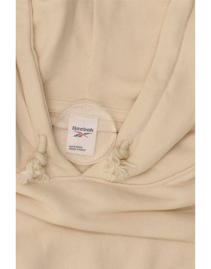 REEBOK Γυναικείο Hoodie Jumper UK 16 μεγάλο βαμβακερό