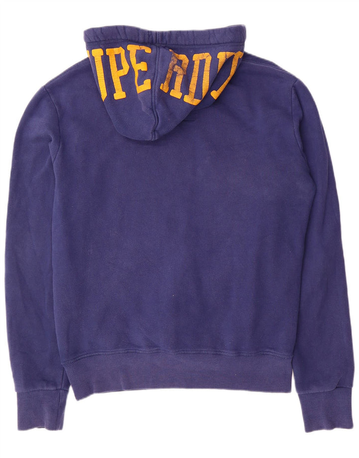 Ανδρικό γραφικό κουκούλα SUPERDRY Μπλε βαμβακερό