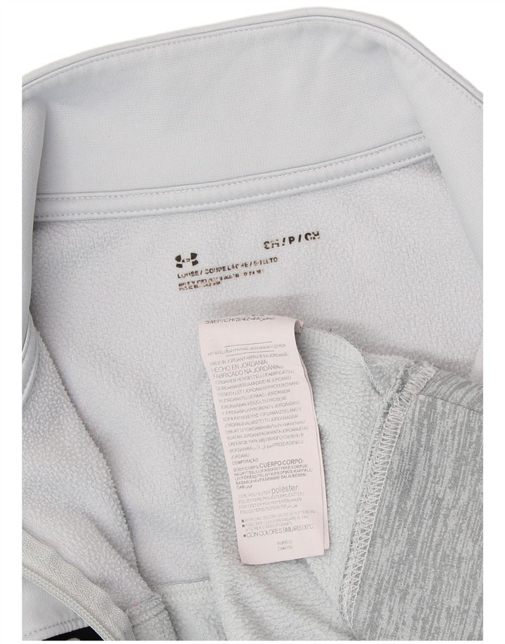 UNDER ARMOUR Womens Graphic Sweatshirt Jumper UK 14 Medium Grey