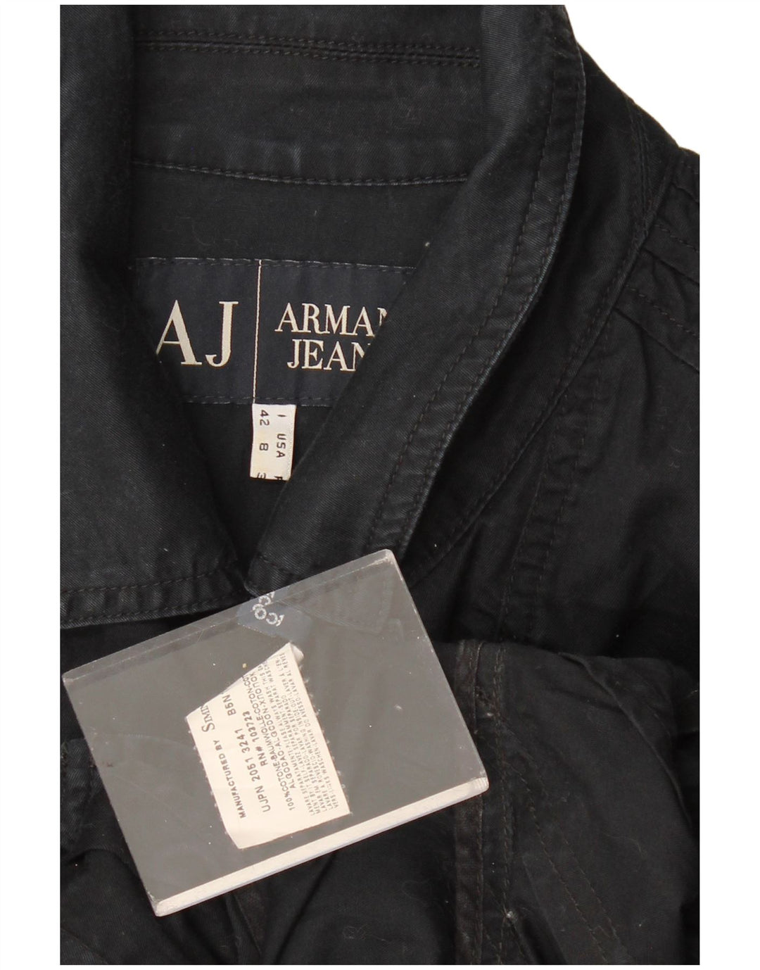 Armani Jeans Γυναικείο Bomber Jacket IT 42 Μεσαίο μαύρο βαμβακερό