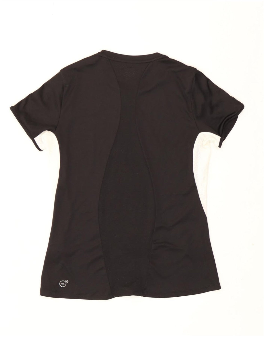 Puma Γυναικείο T-Shirt Top UK 12 Medium Black Colourblock Polyester