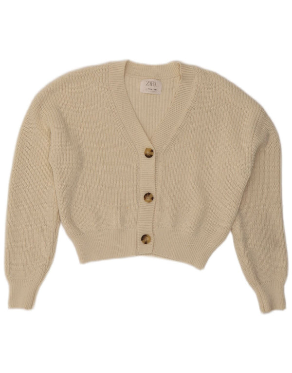 Ζακέτα Zara Girls Crop 13-14 Years Λευκό