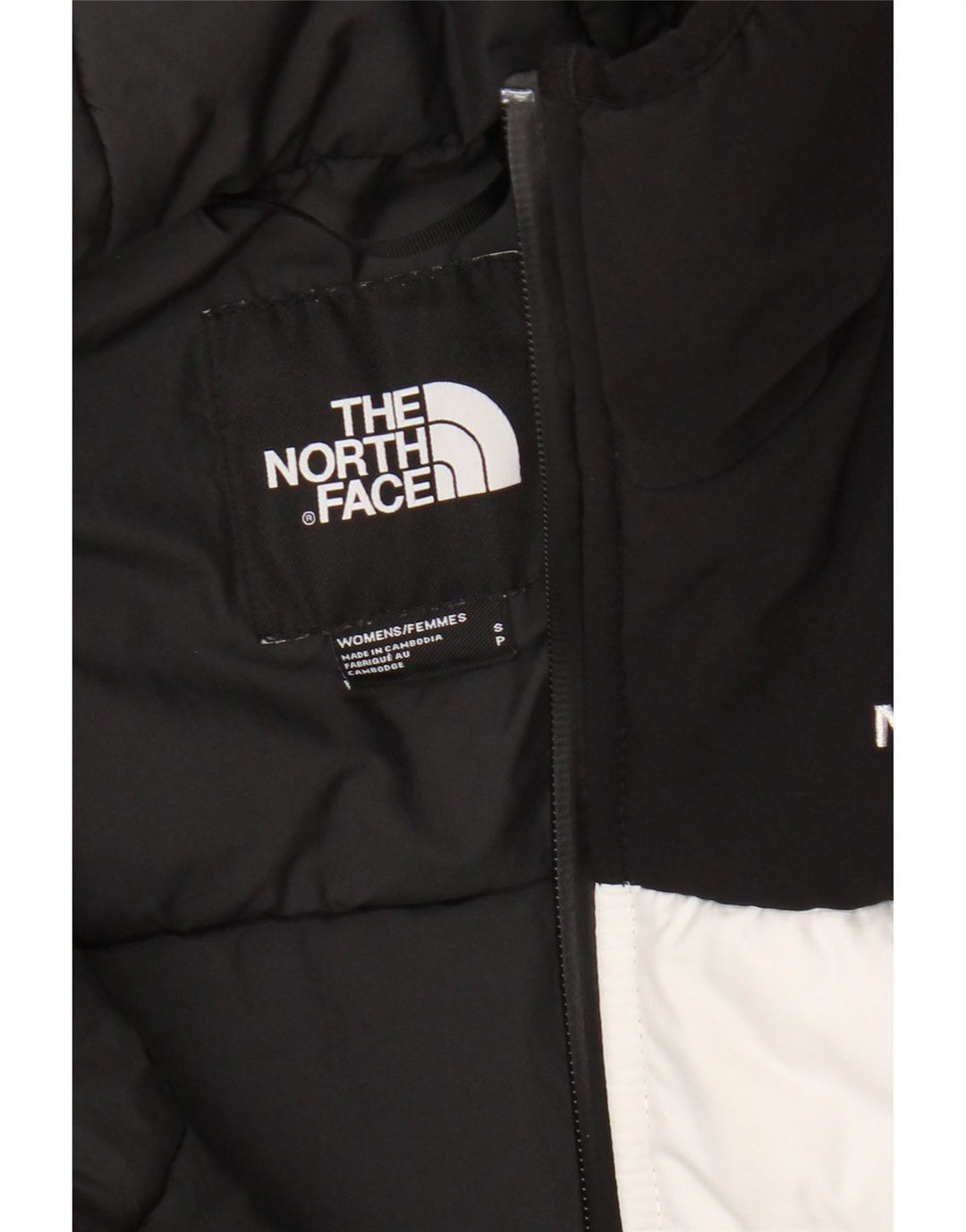 The North Face γυναικείο μπουφάν με κουκούλα UK 10 Small White Colourblock
