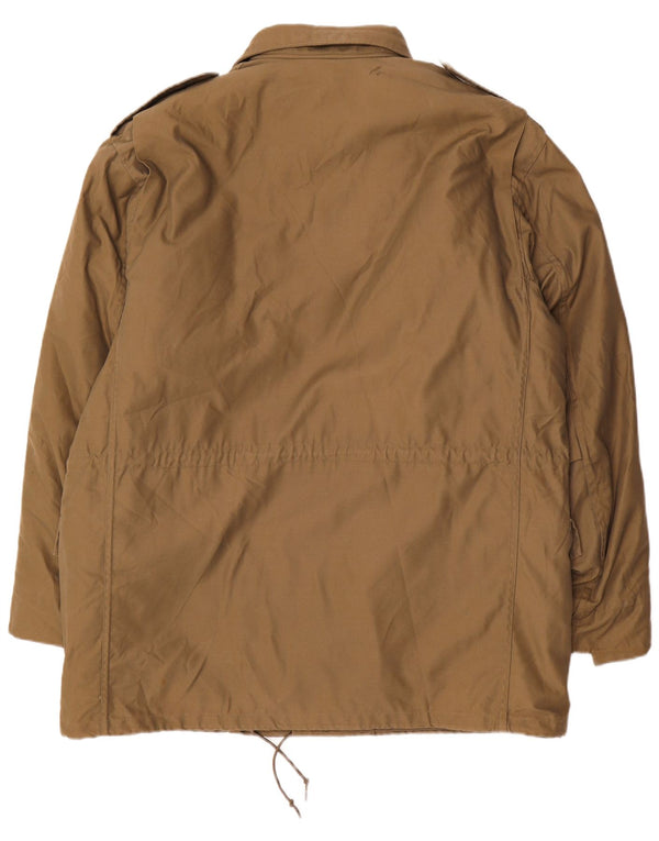 Vintage Ανδρικό Military Jacket UK 46 3XL Khaki Polyester