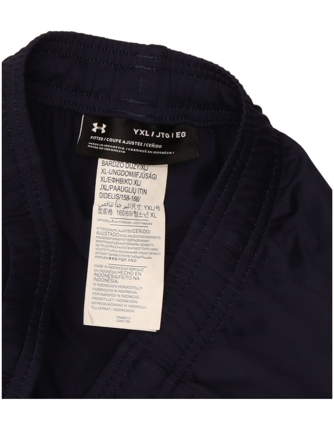 Under Armour Boys αθλητική φόρμα παντελόνι 13-14 ετών XL Navy Blue Polyester