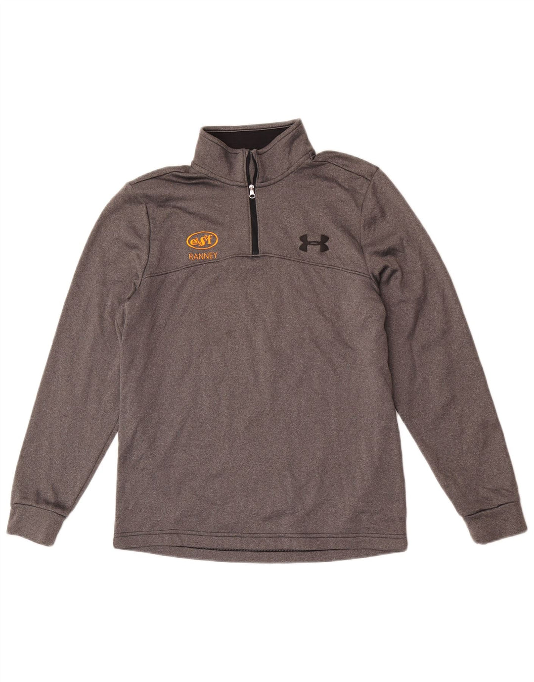 Ανδρική φόρμα Under Armour Cold Gear με φερμουάρ πουλόβερ στο επάνω μέρος Small Grey