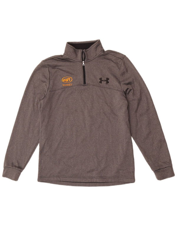 Ανδρική φόρμα Under Armour Cold Gear με φερμουάρ πουλόβερ στο επάνω μέρος Small Grey