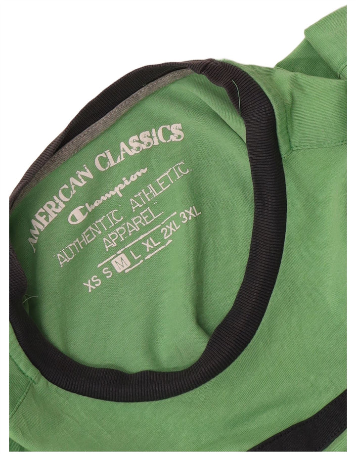 Ανδρικό T-Shirt Champion Top Medium Green Colourblock