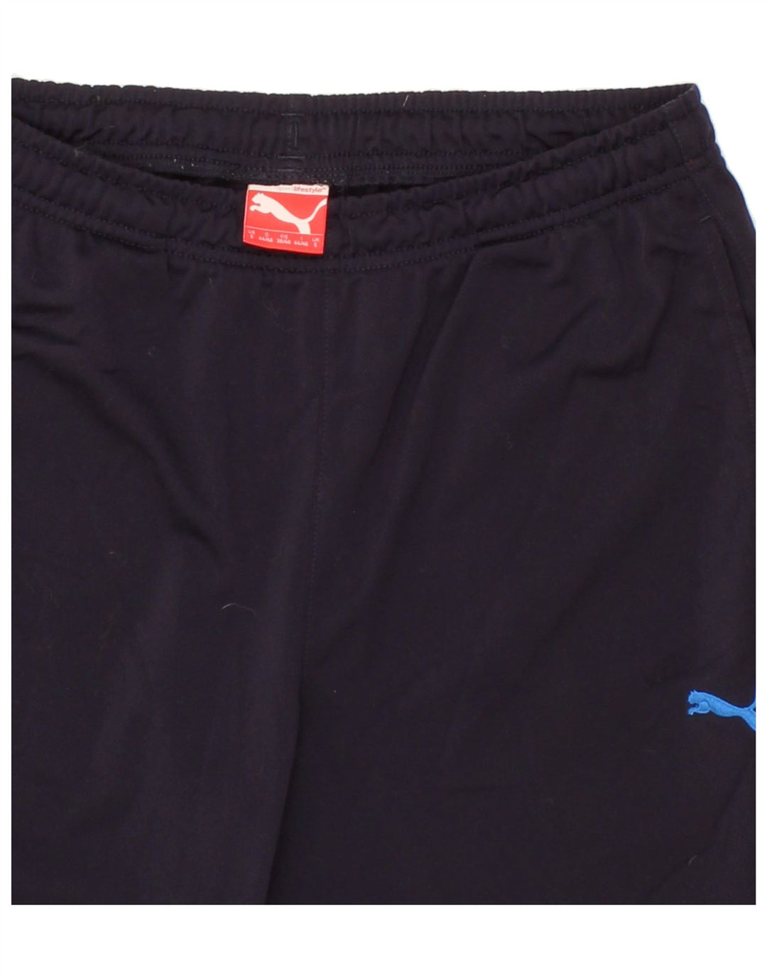 PUMA Mens Tracksuit Trousers Small Navy Blue Vintage Puma and Second-Hand Puma from Messina Hembry 
