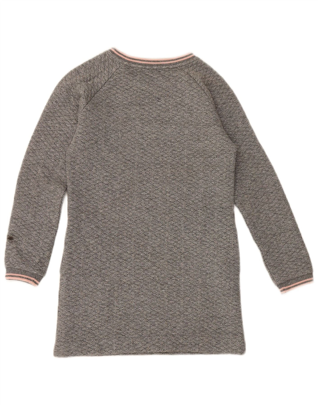 Woolrich Girls Jumper Dress 9-10 Years Grey Flecked Polyester