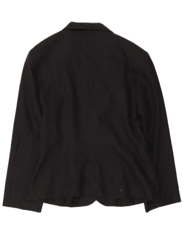 Inwear Γυναικείο σακάκι blazer 2 κουμπιών UK 14 Large Black Acetate
