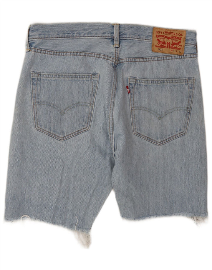 Ανδρικό τζιν σορτς Levi's 501 W31 μεσαίο μπλε βαμβακερό