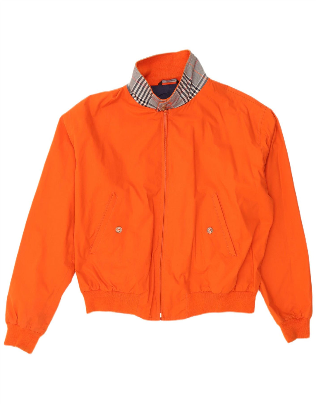 MACKINTOSH Ανδρικό Bomber Jacket UK 44 2XL Orange Check Cotton
