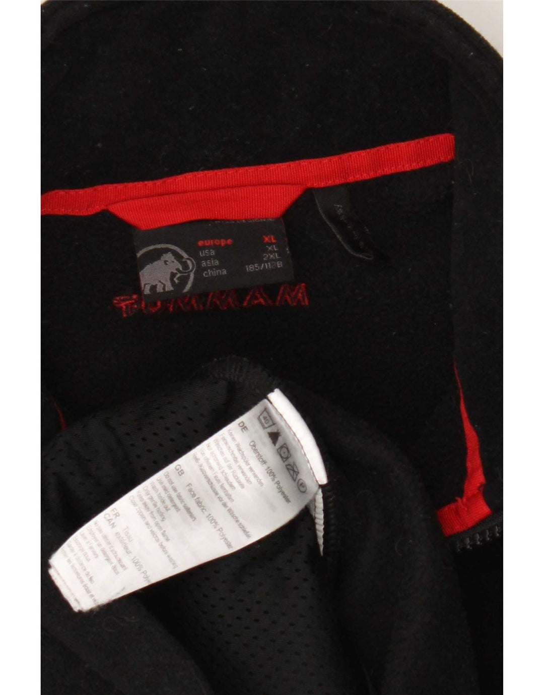 Mammut Ανδρικό Fleece Jacket UK 42 XL Μαύρο Πολυεστέρας