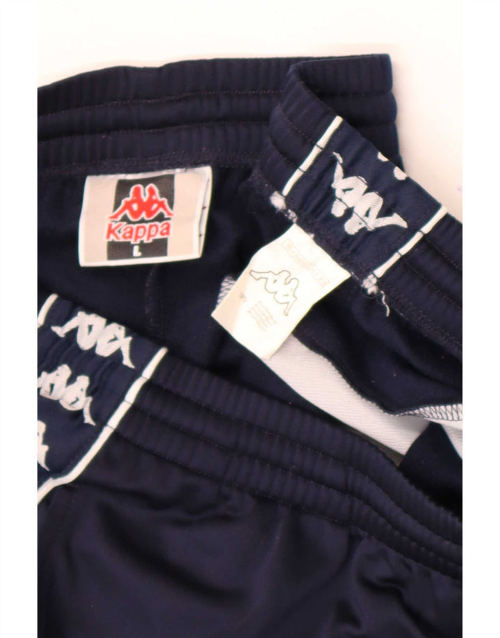 Ανδρική αθλητική φόρμα Kappa Graphic Παντελόνι Μεγάλο Navy Blue Polyester