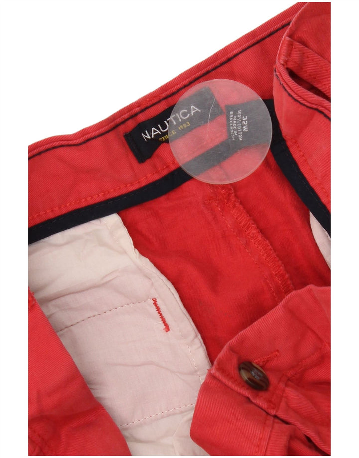 Ανδρικό σορτς Chino Nautica W32 Μεσαίο κόκκινο βαμβακερό