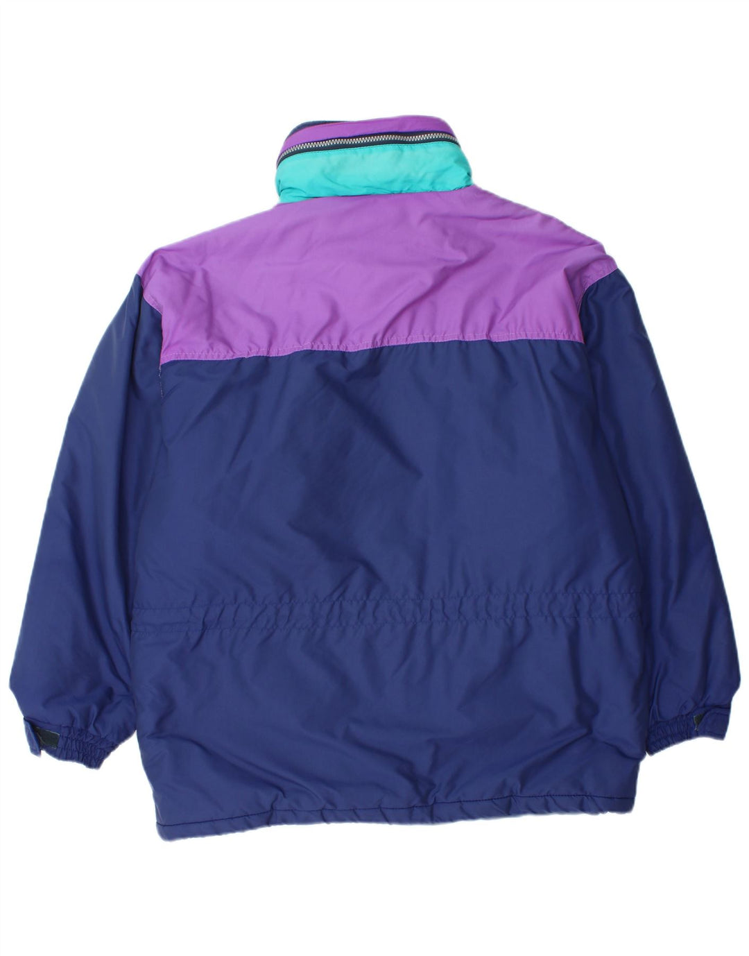 Astrolabio Ανδρικό μπουφάν σκι με κουκούλα UK 38 Medium Navy Blue Colourblock