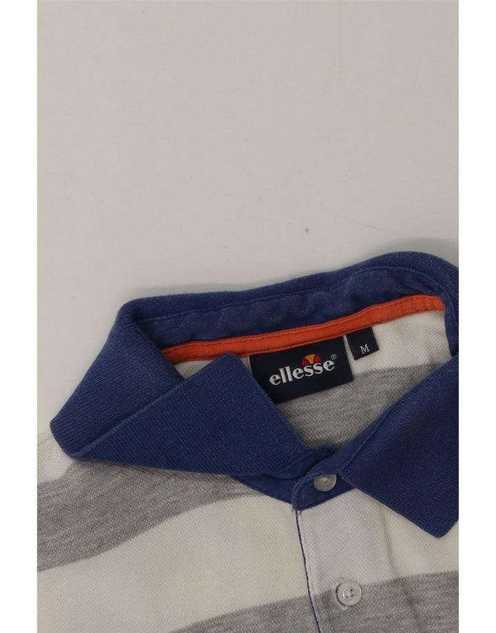 Ανδρικό πουκάμισο ράγκμπι πόλο ELLESSE μεσαίο γκρι ριγέ