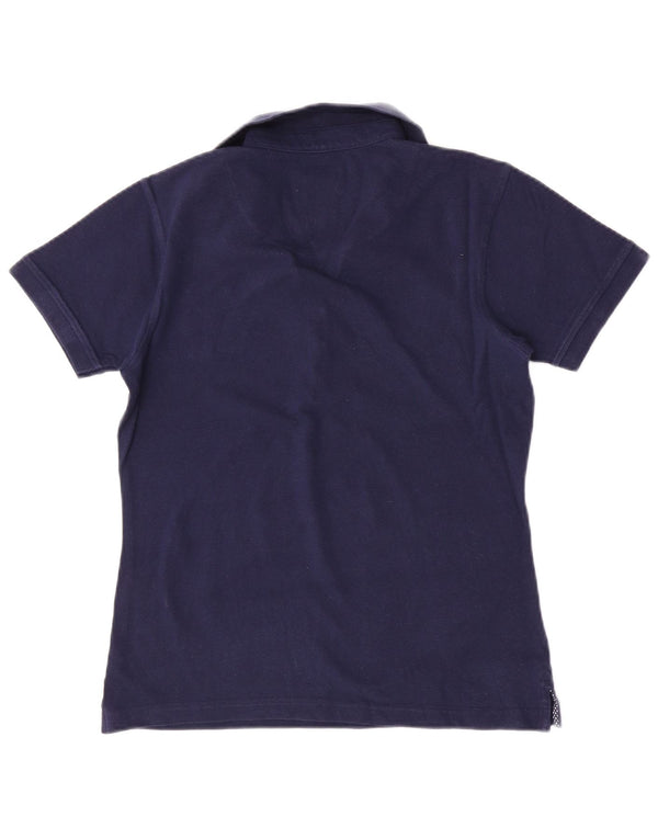 Crew Clothing Γυναικείο πουκάμισο πόλο UK 12 Medium Navy Blue βαμβακερό
