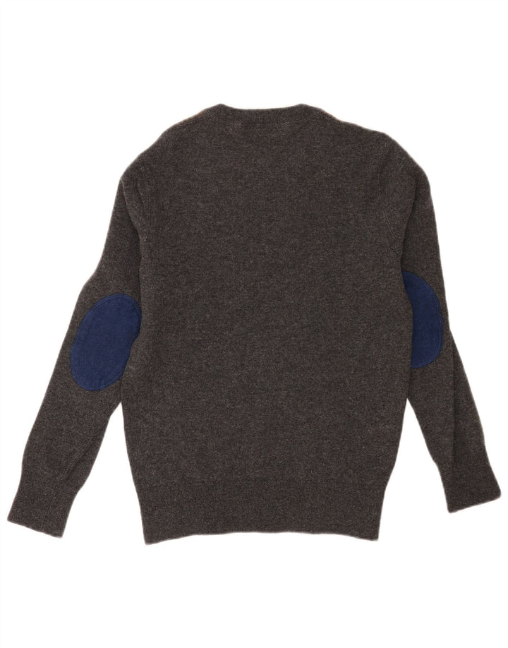 Ανδρικό πουλόβερ με λαιμόκοψη Tommy Hilfiger Small Grey Colourblock