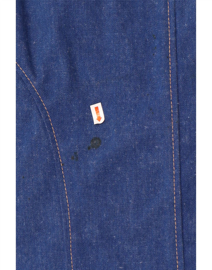 VINTAGE Γυναικείο τζιν γιλέκο UK 14 Medium Blue