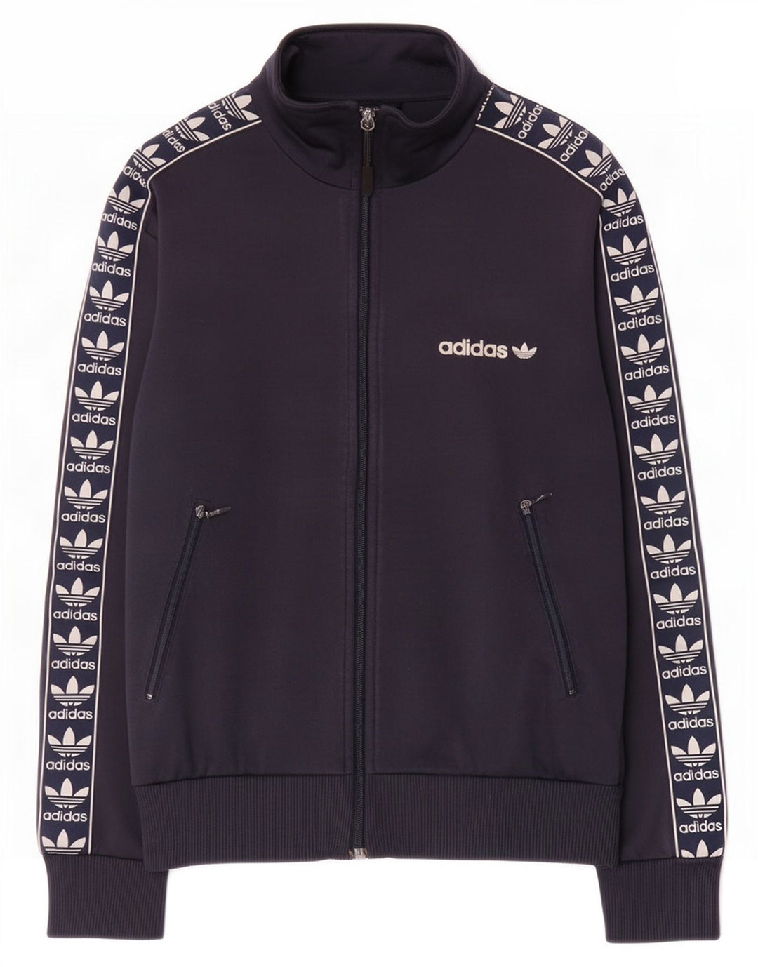 Ανδρική αθλητική φόρμα γραφικών Adidas Top Jacket XS Navy Blue Polyester