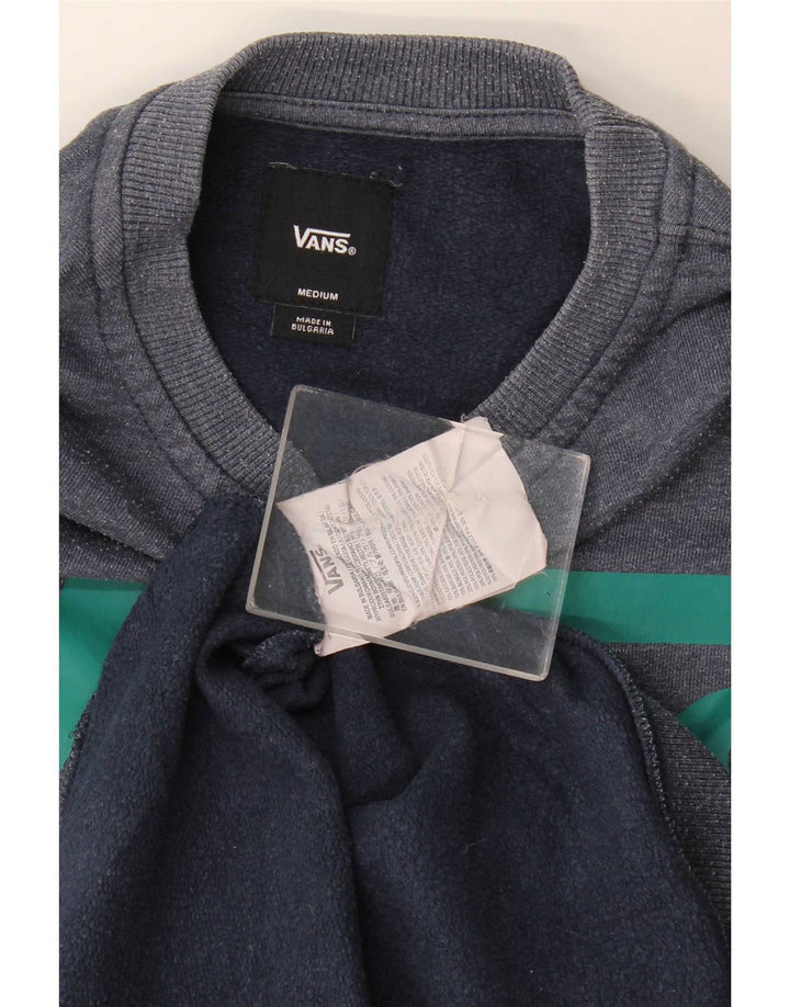 Ανδρικό γραφικό φούτερ Vans Jumper Medium Navy Blue βαμβακερό