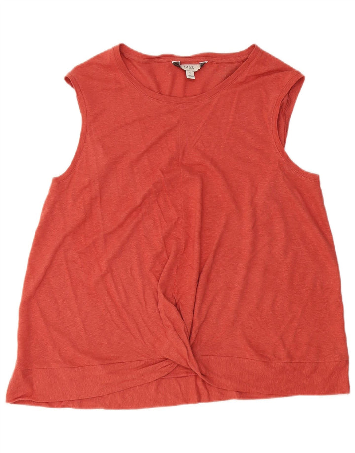 Marks & Spencer Γυναικείο Γιλέκο Τοπ UK 16 Large Maroon Λευκά είδη