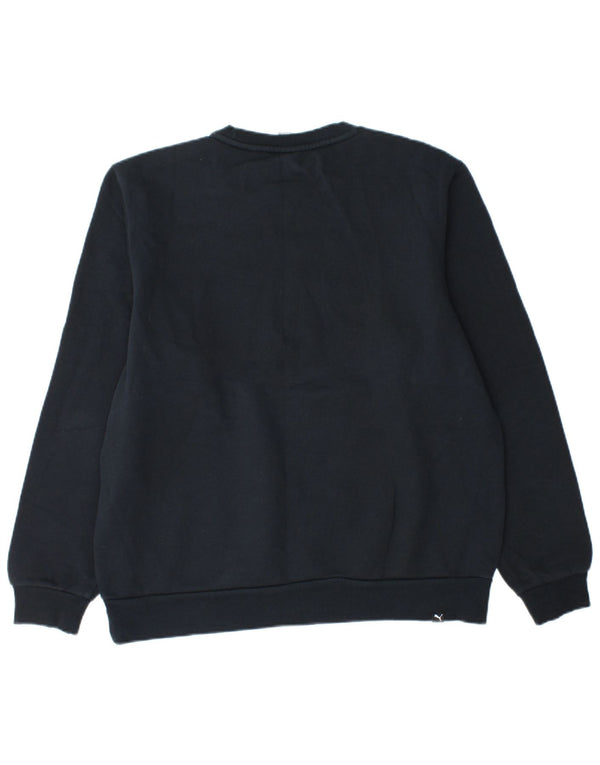 Ανδρικό γραφικό φούτερ Puma Jumper Μεγάλο Ναυτικό Βαμβακερό