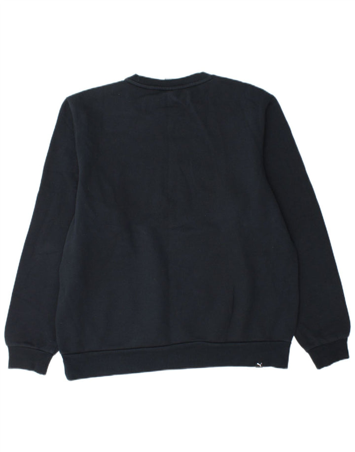 Ανδρικό γραφικό φούτερ Puma Jumper Μεγάλο Ναυτικό Βαμβακερό