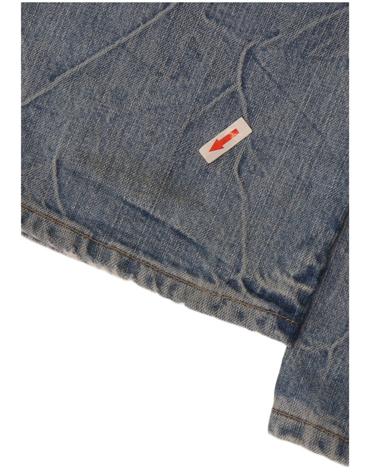 Lee Mens Straight Jeans W33 L36 Blue Cotton