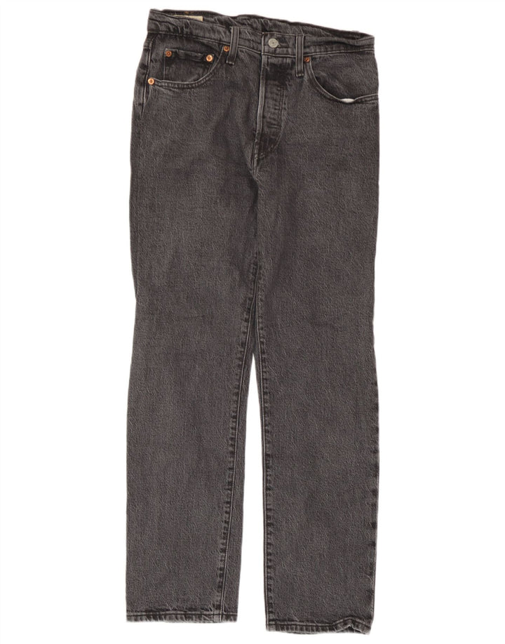 Levi's Mens 501 Straight Jeans W27 L28 Γκρι βαμβακερό