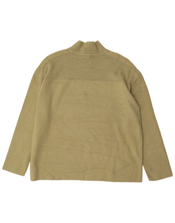 Marks & Spencer Γυναικείο πουλόβερ με λαιμό χελώνα UK 14 Medium Khaki