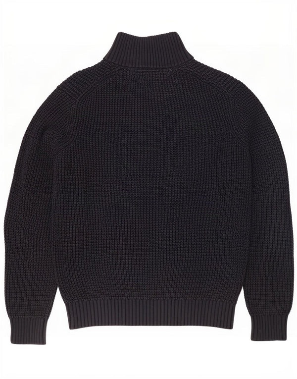 Ανδρικό πουλόβερ Tommy Hilfiger με κουμπιά λαιμόκοψη XL Navy Blue Cotton