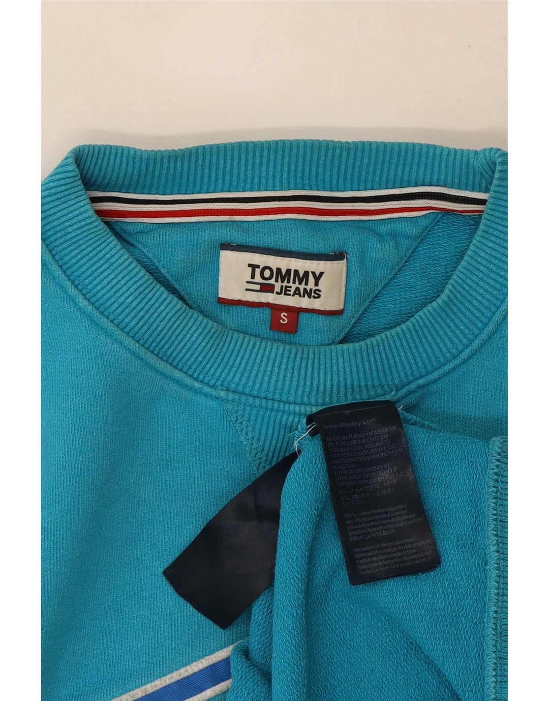 Γραφικό ανδρικό φούτερ Tommy Hilfiger Jumper Μικρό Μπλε Βαμβακερό