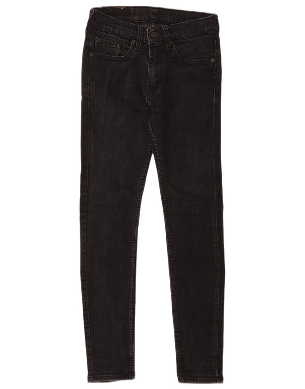 Levi's Mens 519 Hi-ball Super Skinny Jeans W28 L28 Μαύρο βαμβακερό