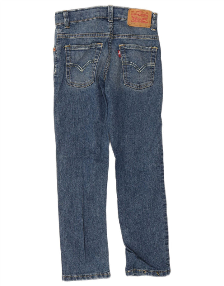Levi's Boys 511 Slim Jeans 6-7 ετών W22 L22 Μπλε βαμβακερό