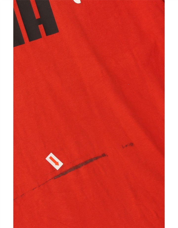 Ανδρικό γραφικό T-Shirt PUMA Top Μεσαίο κόκκινο βαμβακερό
