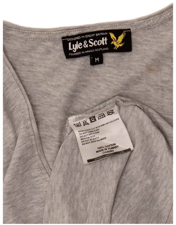Ανδρικό γιλέκο LYLE & SCOTT Βαμβακερό μεσαίο γκρι