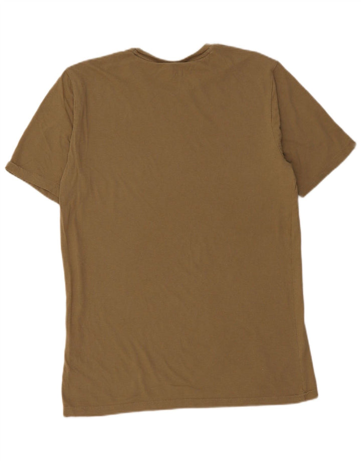 Ανδρικό T-Shirt UNDER Armour Top Μικρό Χακί Βαμβακερό