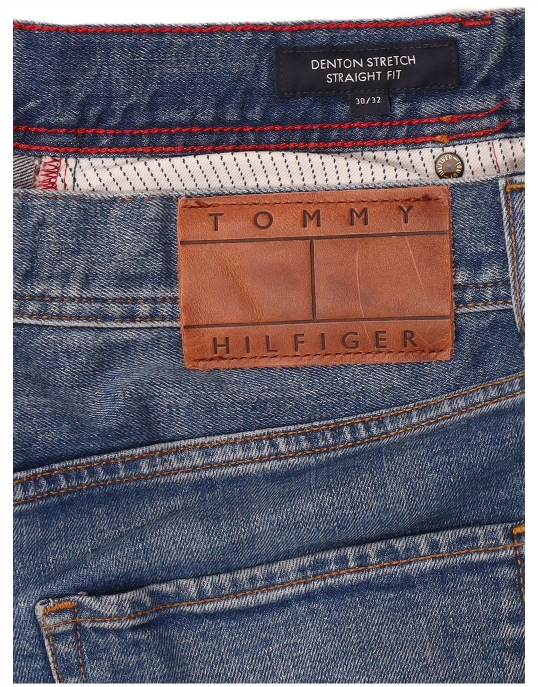 TOMMY HILFIGER Ανδρικό τζιν Denton Straight W30 L32 Μπλε βαμβακερό