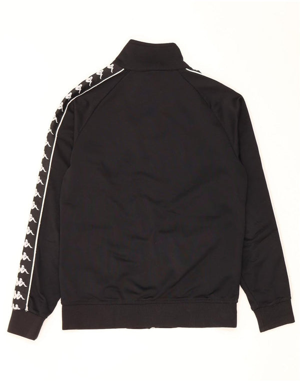 Ανδρική φόρμα γραφική Kappa Top Jacket Small Black Polyester
