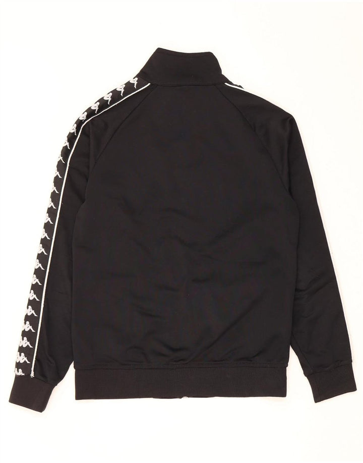 Ανδρική φόρμα γραφική Kappa Top Jacket Small Black Polyester