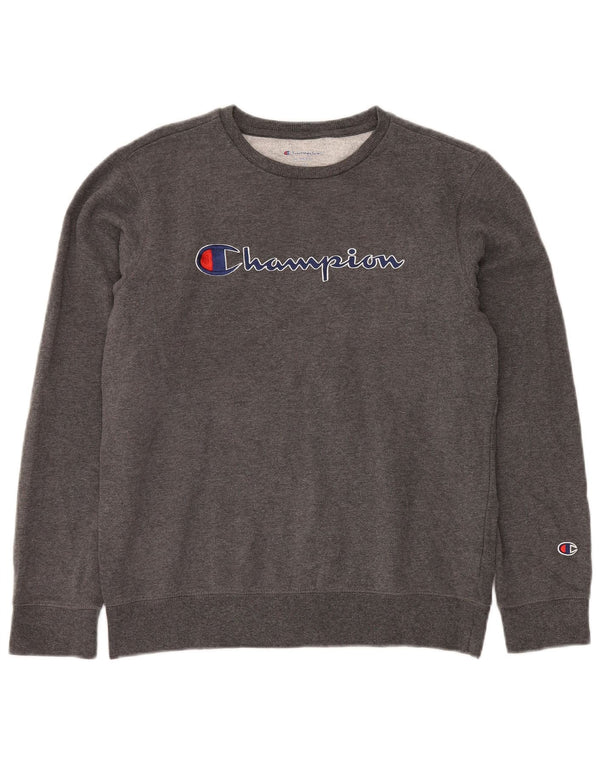 CHAMPION Γυναικεία γραφική φούτερ Jumper UK 18 XL Γκρι